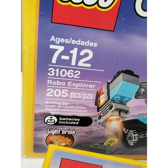 Lot 2 New Lego Creator 31058 Mighty Dinosaur 31062 Robo Explorer 3 in 1 - Picture 5 of 7